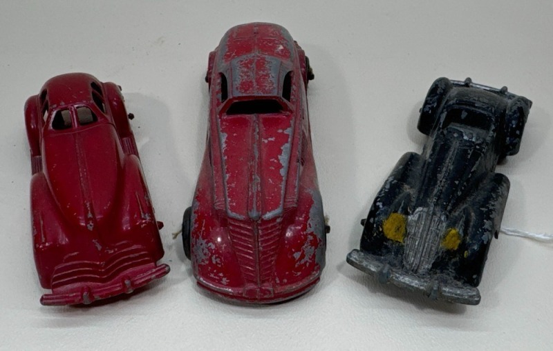 (3) Manoil Diecast Toy Cars