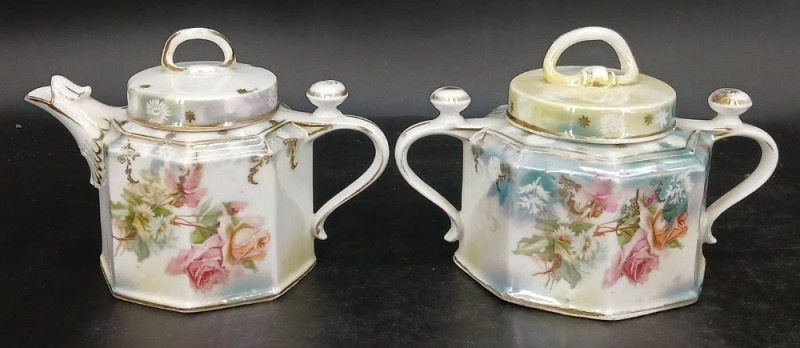 RS Prussia Porcelain Creamer and Sugar Bowl