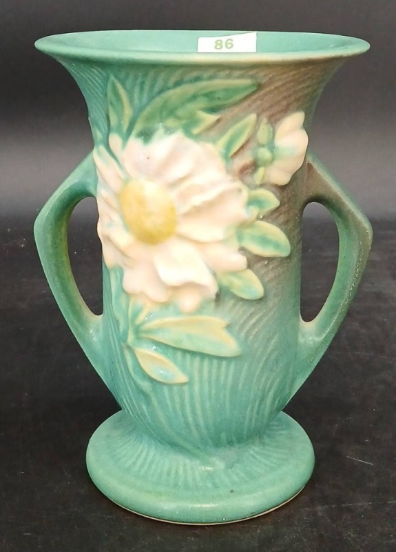 Roseville Pottery Peony 59-6" Vase