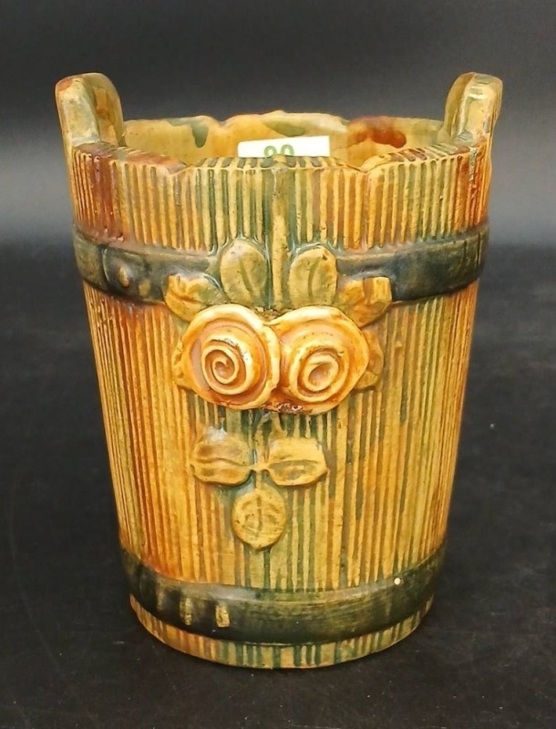 Weller Pottery Wood Rose Planter