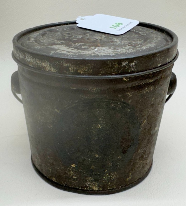 Acorn Brand Peanut Butter Tin Pail