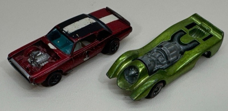 2 Hot Wheels Redline Die-Cast Cars