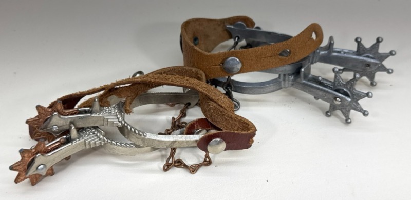 Two Pairs of Child's Spurs