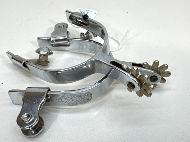 Metal Child"&trade;s Spurs with Engraved Accents