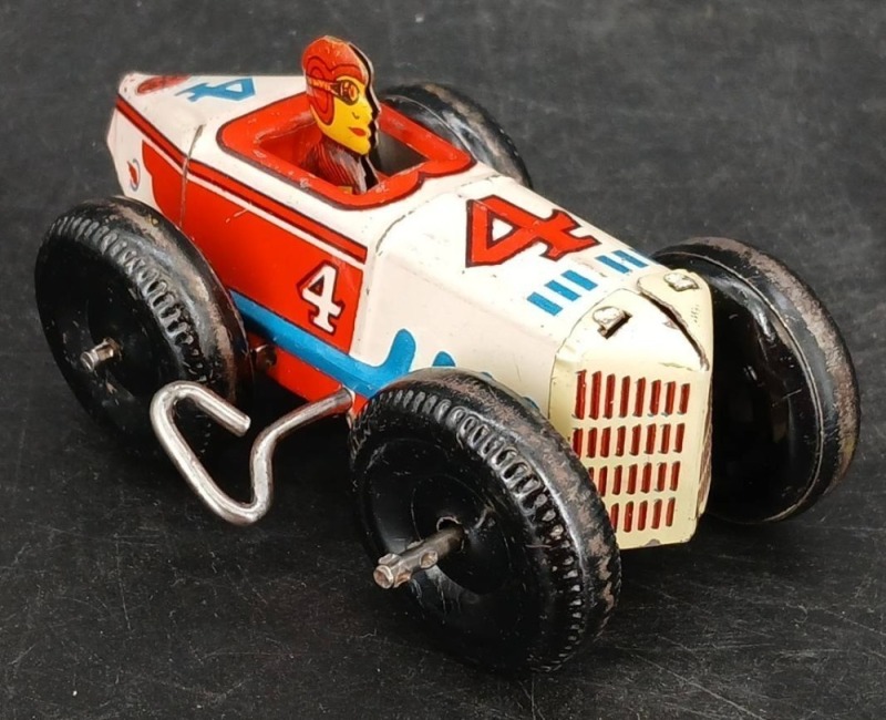 Marx Tin-Litho Wind-Up Racer Car