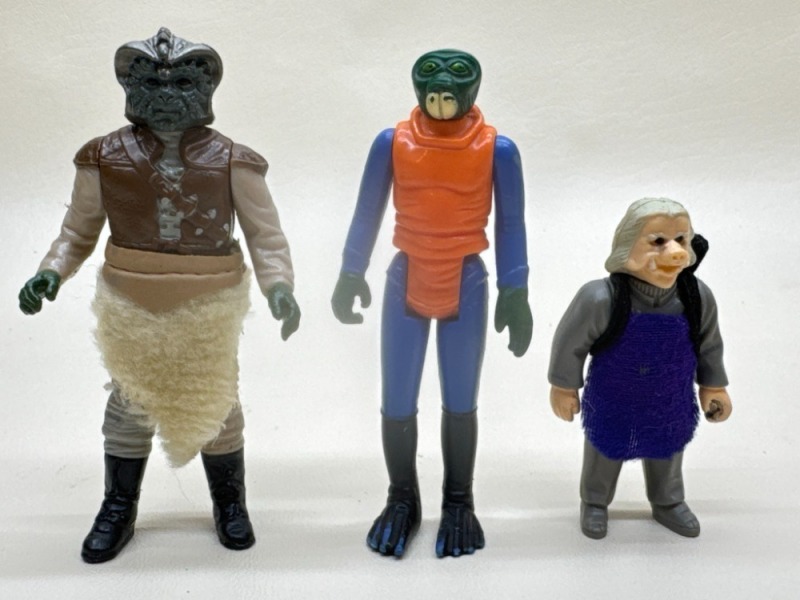Star Wars Vintage Loose Kenner Figure Trio