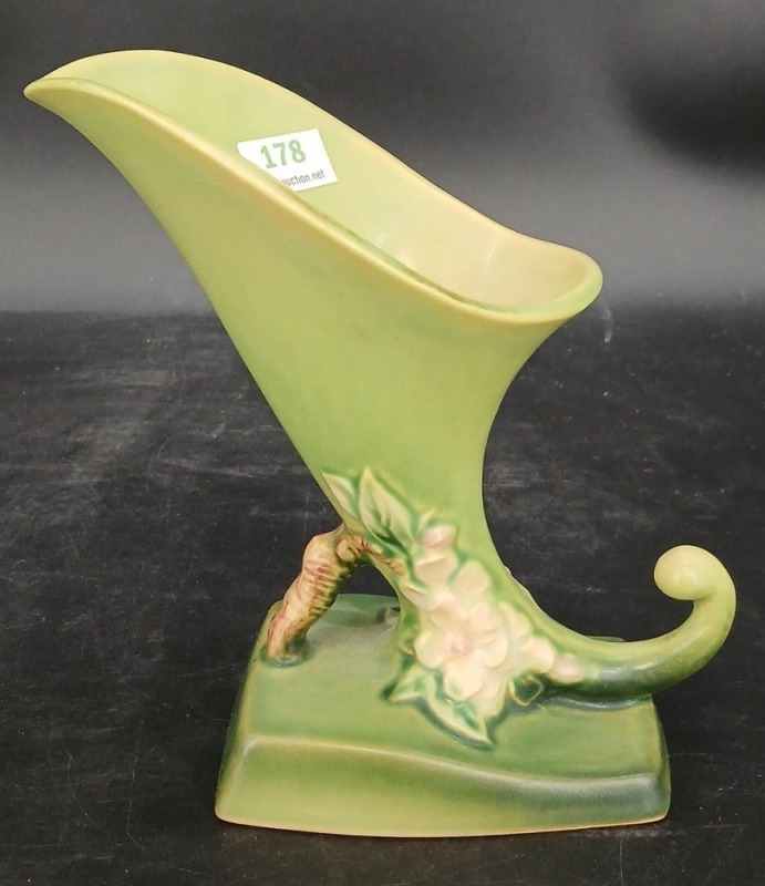 Roseville Pottery Apple Blossom Cornucopia