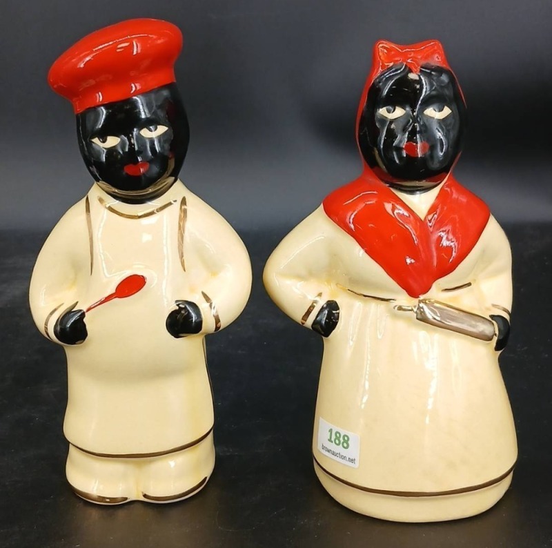 BlackAmericana Chef and Mammy Salt & Pepper Shakers