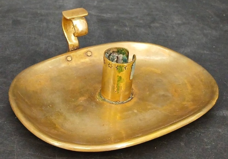 Handmade Brass Candle Holder, Williamsburg