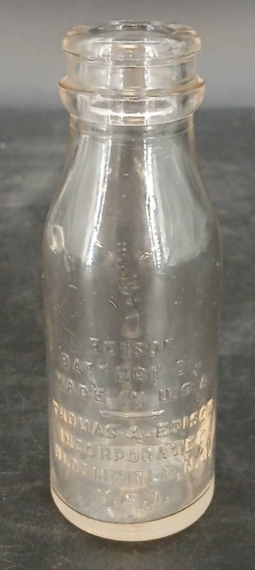 Edison Battery Oil Glass Bottle