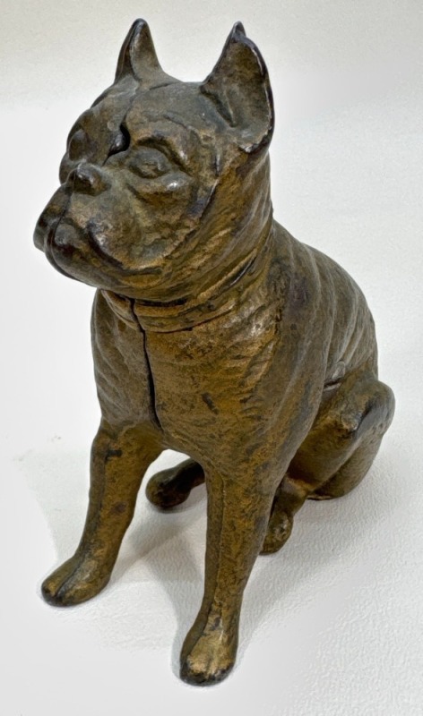 Cast Iron Dog Bank