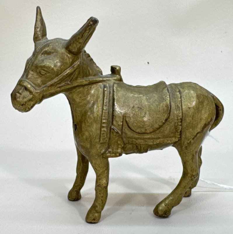 Cast Iron Donkey Coin Bank
