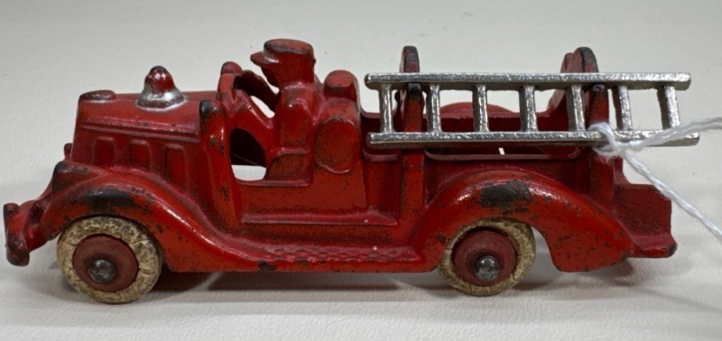 Hubley Cast Iron Fire Truck Toy