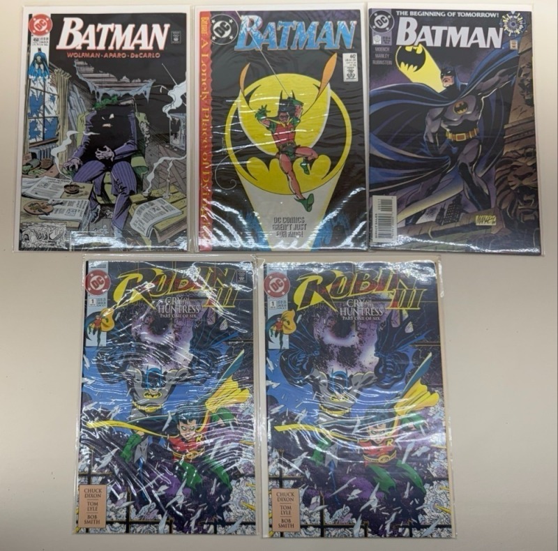 Batman and Robin DC Comic Lot (6 Issues)
