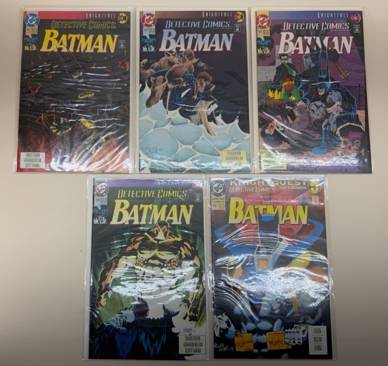 Detective Comics Batman Knightfall Set
