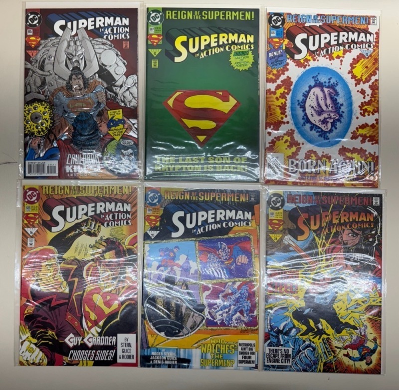 Superman in Action Comics Reign of the Superm