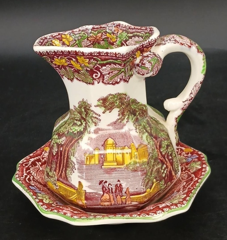 Mason's Vista Ironstone Sauce Pitcher Set