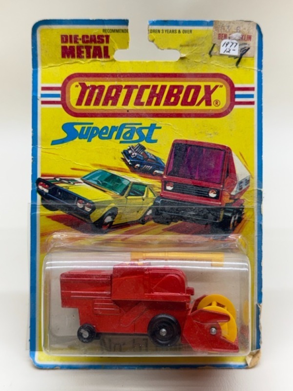 Matchbox No. 51 Combine Harvester Die-Cast