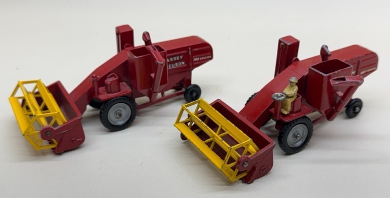 (2) Lesney Massey Ferguson 780 Combines