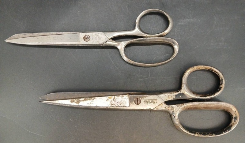 (2) Scissors: Keen Kutter and Winchester