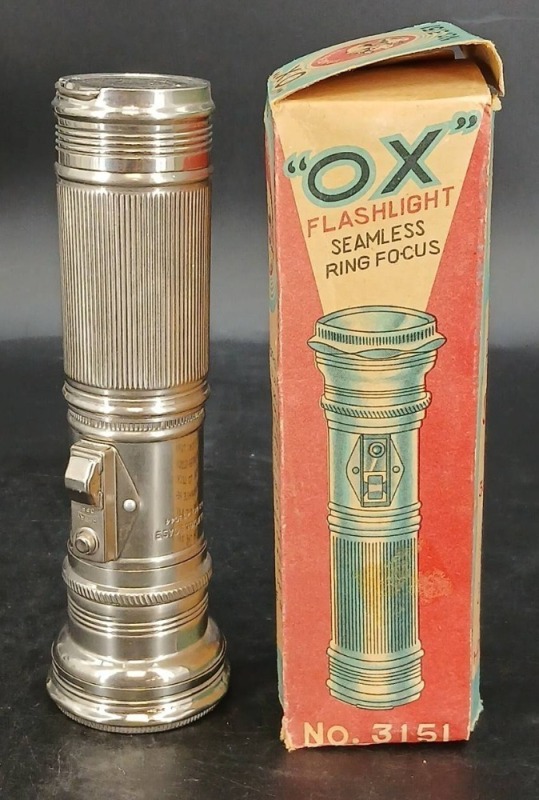 OX Brand Seamless Ring Focus Metal Flashlight