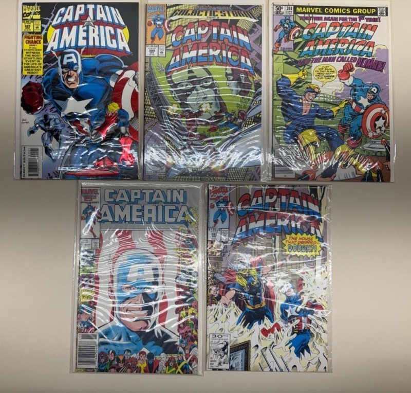 Captain America Comic Book Lot (5 Issues)