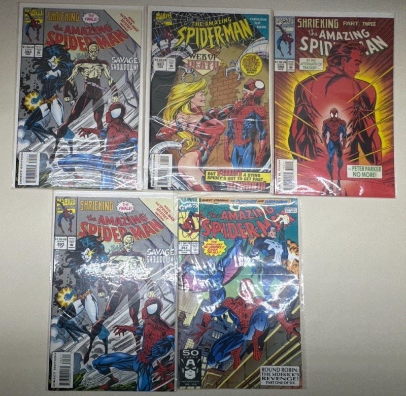 Amazing Spider-Man Comic Book Lot (5 Issues)