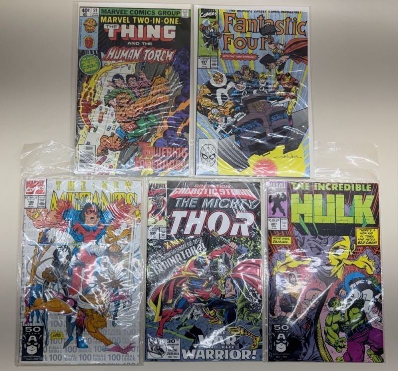 Marvel Comics Group Comic Lot (5 Issues)