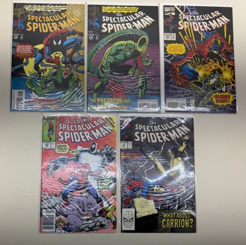 Spectacular Spider-Man Comic Lot (5 Issues)
