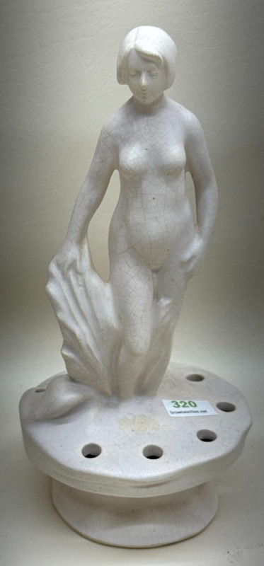 Weller Pottery Hobart Nude Flower Frog