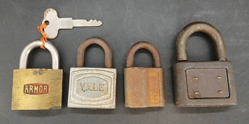 (4) Padlocks: Armor and Yale