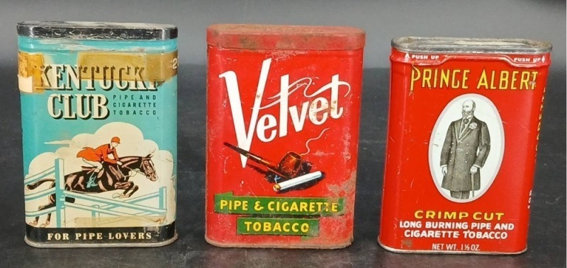 (3) Vintage Tobacco Pocket Tins
