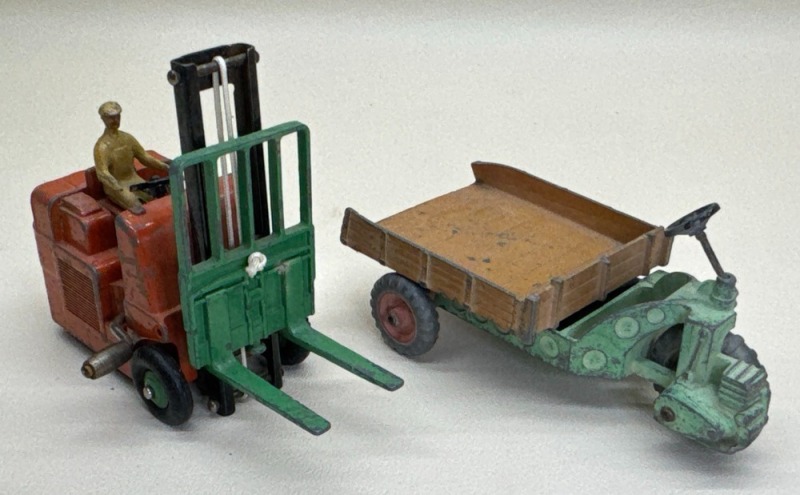(2) Dinky Toys - Fork Lift and Motocart