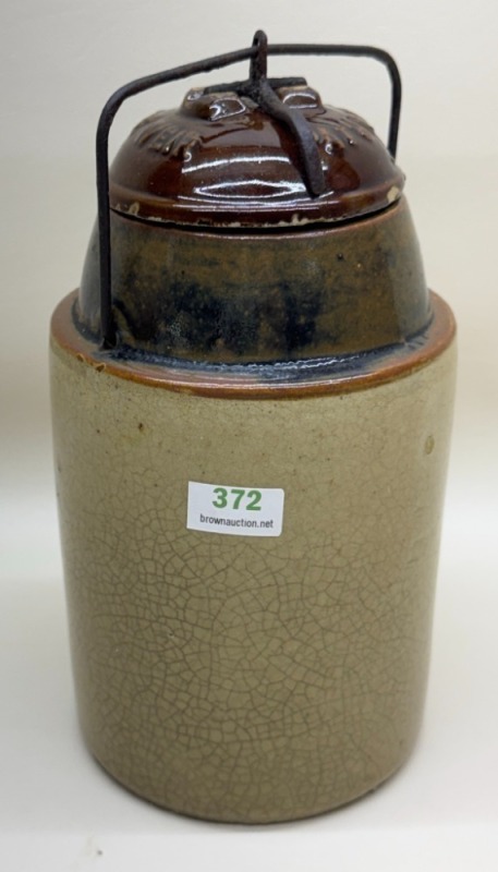 Glazed Stoneware Jar