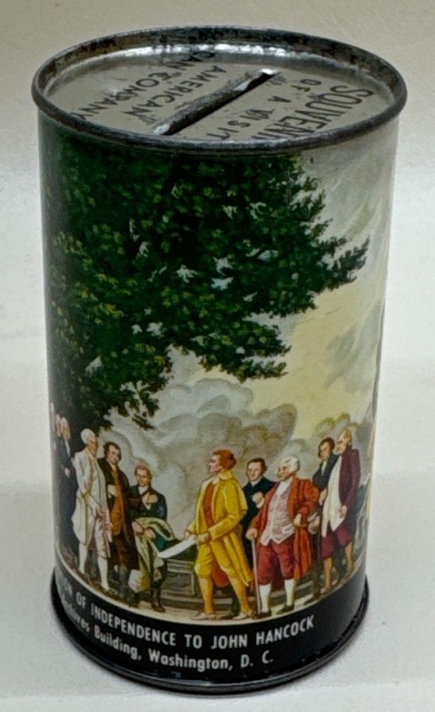 American Can Co. Souvenir Tin Bank