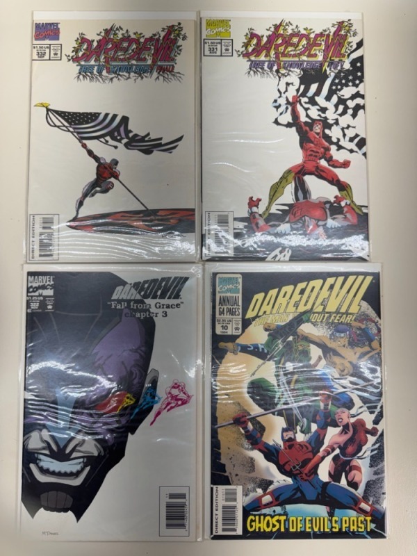 Daredevil Comic Lot, 4 Issues (1994)