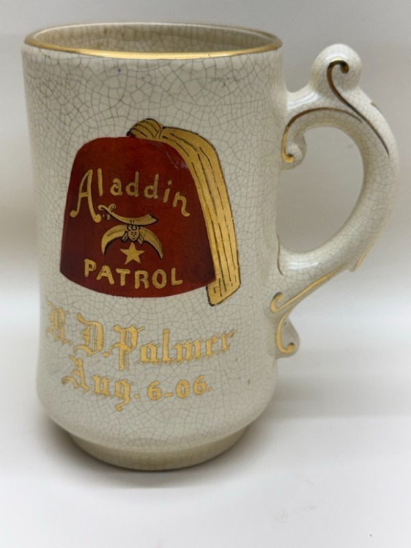 Roseville Rozane Aladdin Patrol Mug
