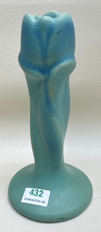 Van Briggle 6" Turquoise Tulip Vase