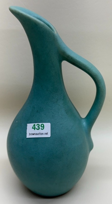 Van Briggle Pottery 7" Turquoise Ewer