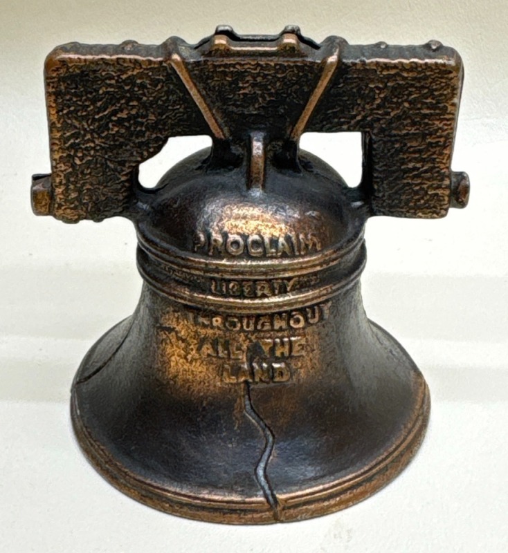 Cast Iron Liberty Bell Bank