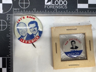 1950s Eisenhower and Nixon Campaign Pins Set - 3