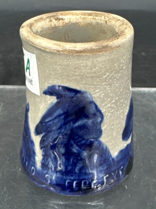 Sleepy Eye Stoneware Toothpick Holder