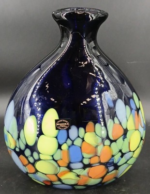 Makora Krosno Hand Blown Bottle Vase - 3
