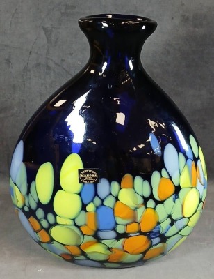 Makora Krosno Hand Blown Bottle Vase - 7