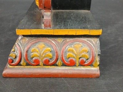 E. Ingraham Co. Painted Mantel Clock - 11