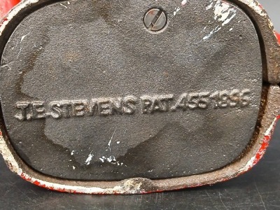 J&E Stevens Cast Iron Mechanical Bank - 6