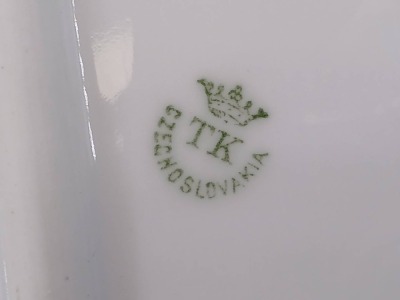 TK Czechoslovakia Hand-Painted Poppy Bowl - 7