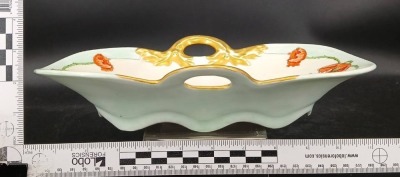 TK Czechoslovakia Hand-Painted Poppy Bowl - 10