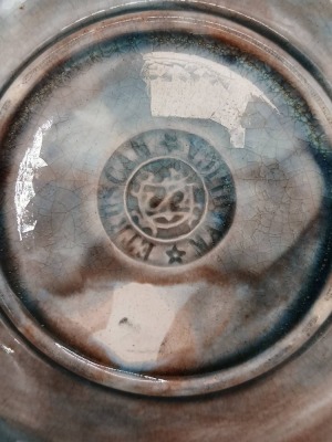 (3) Griffin, Smith & Hill Majolica Plates - 5