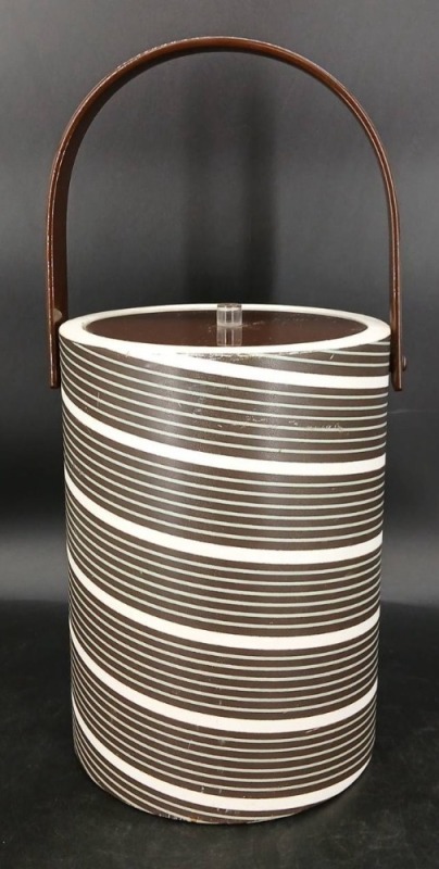 Vintage MidCentury Morgan Designs Bucket Brigade Ice Bucket